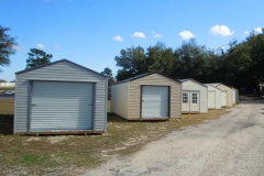 Bungalow Sheds with optional roll-up doors