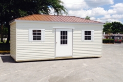 10X16 Cabana - Alum Siding - Advantage Panel Roof