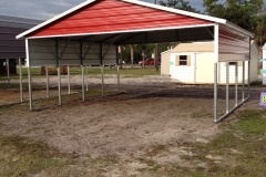 20x21x12 Boxed Eave with Gable and 3' Side Panels