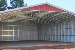 50x60x14 Vertical Roof Sides and Rear Enclosed