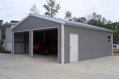 Enclosed Shop - Vertical Roof and Siding