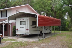 18x36x12 Regular Style RV Carport - 3' Side Panels