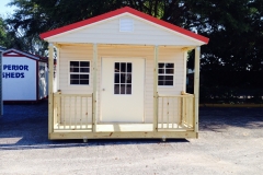 14X20 Vinyl Siding - Porch and Bahama Door/Windows