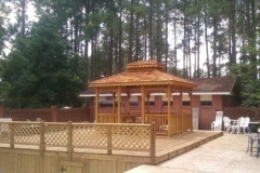 10x14 Rectangle Double Cedar Roof