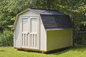 shed in backyard